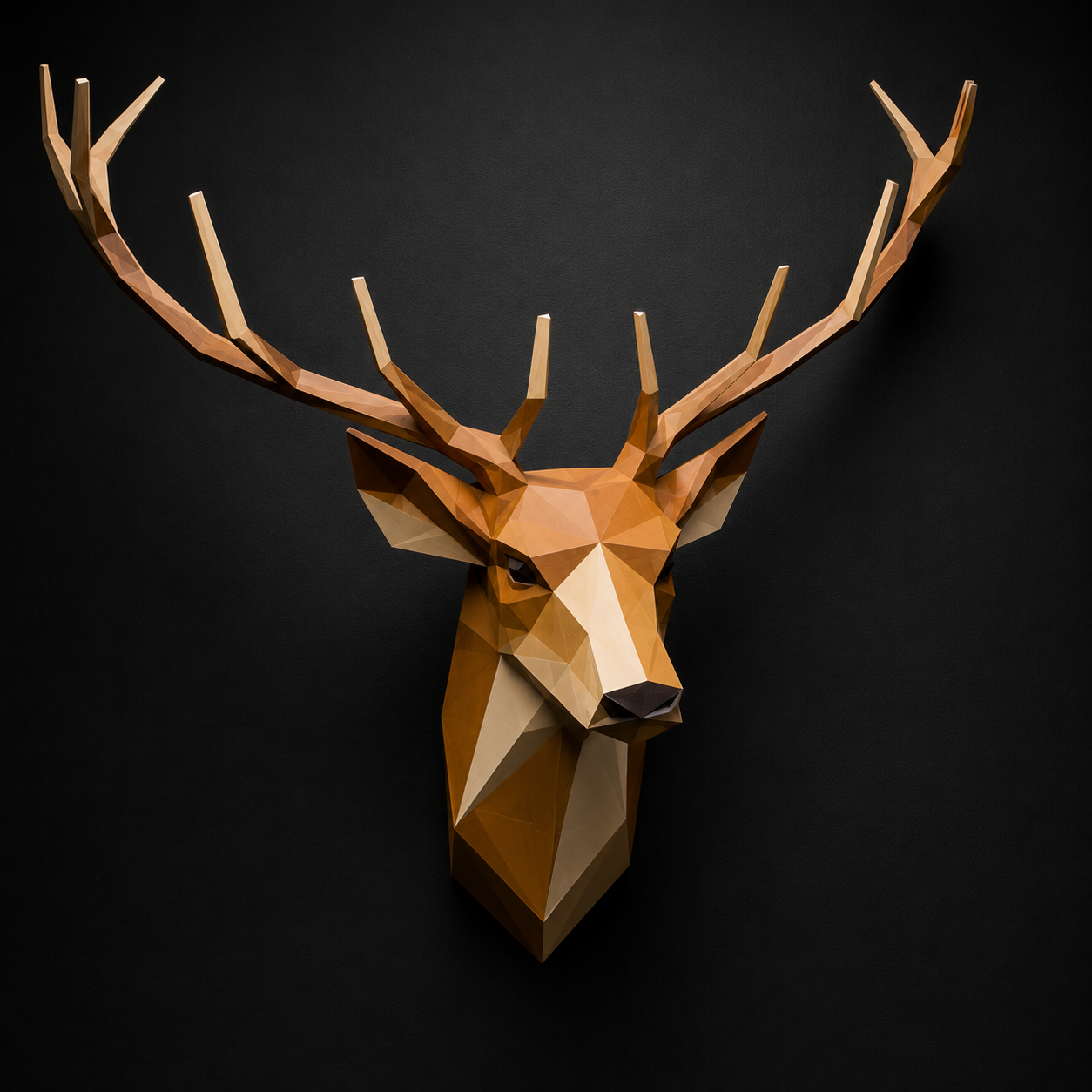 Alce de parede feito com molde 3D